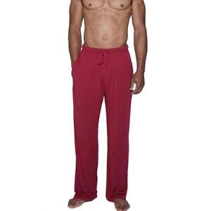 NEW WOOD luxe cashmere blend lounge pant in burgundy